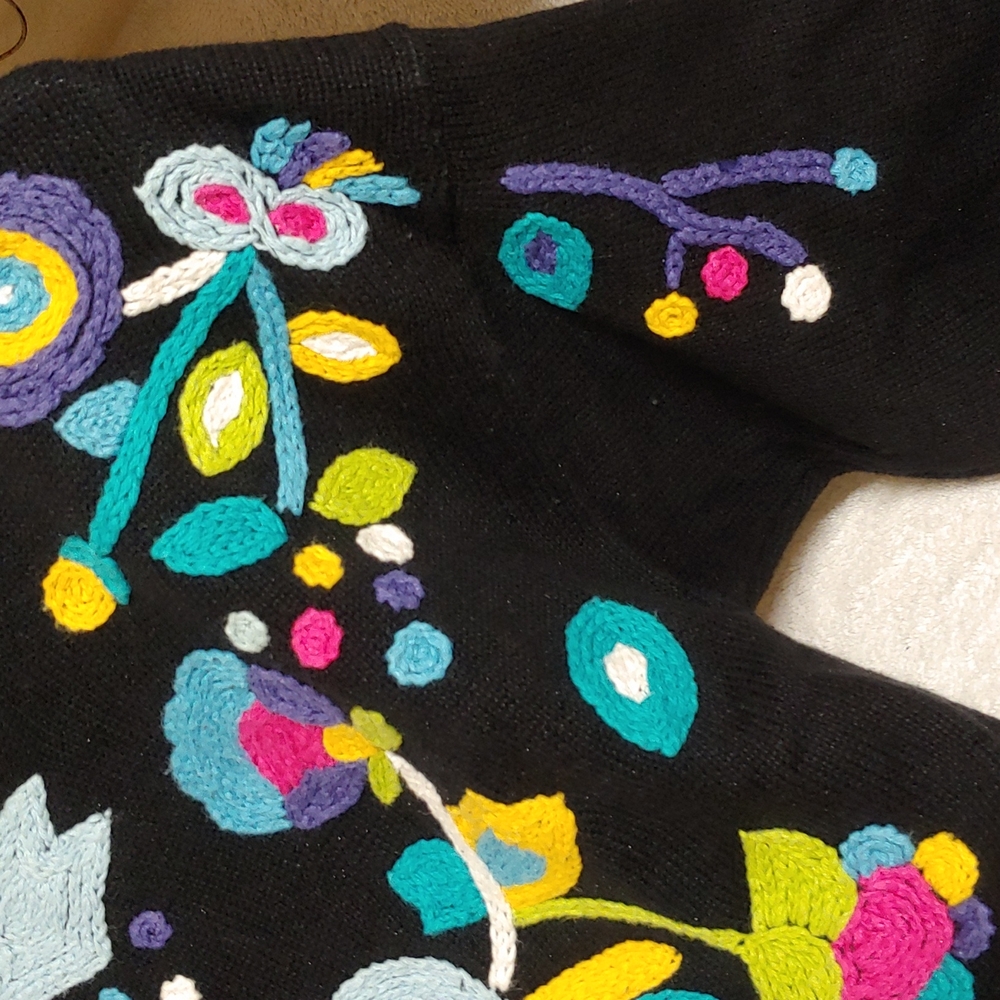 Vintage Cervelle sweater  wm. sz.S beautifully detailed. Great quality. - Picture 6 of 12